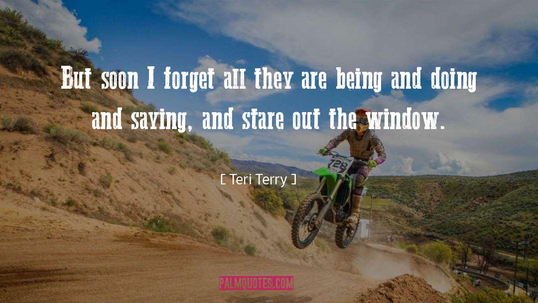 Teri Terry Quotes: But soon I forget all