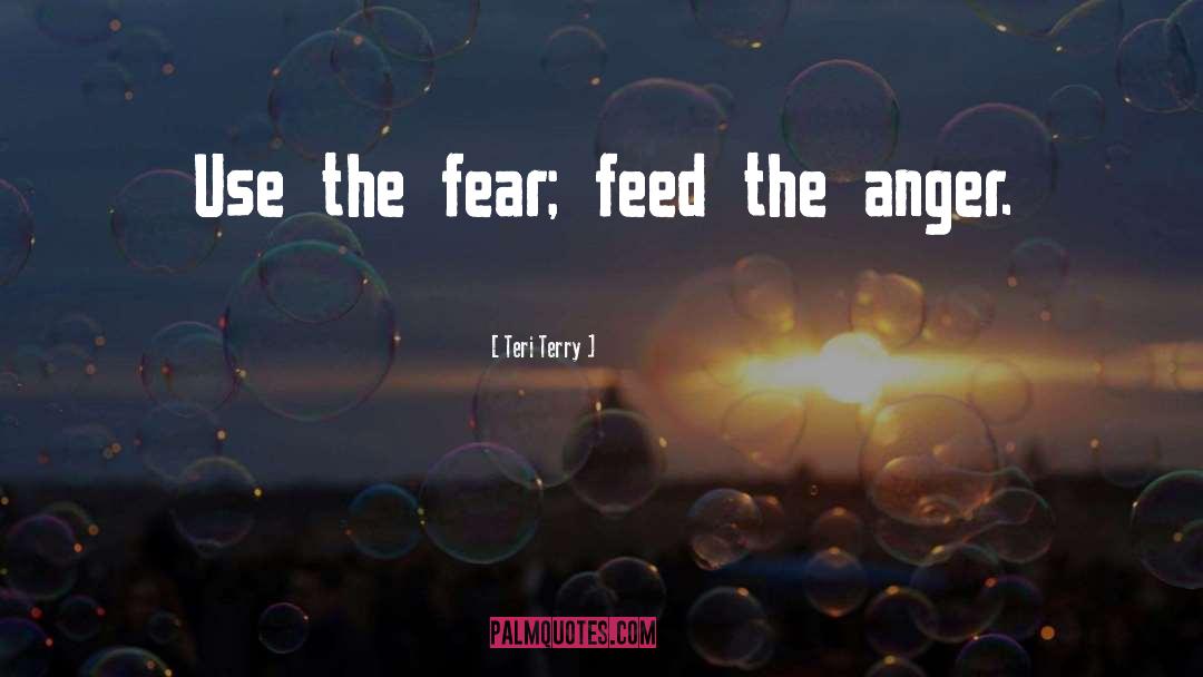 Teri Terry Quotes: Use the fear; feed the