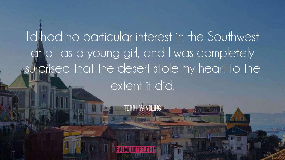 Terri Windling Quotes: I'd had no particular interest