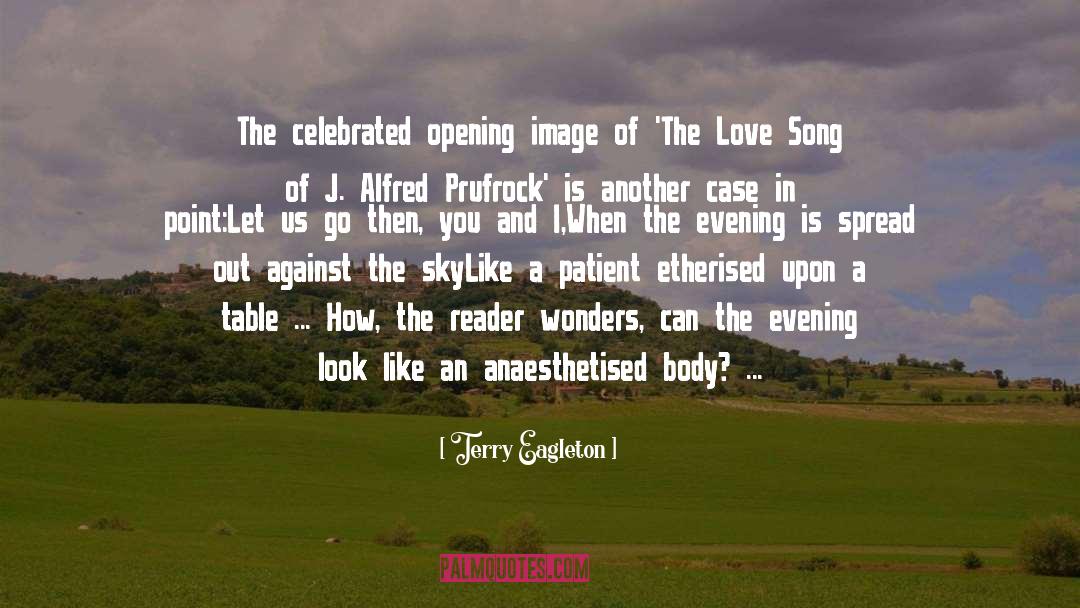 Terry Eagleton Quotes: The celebrated opening image of