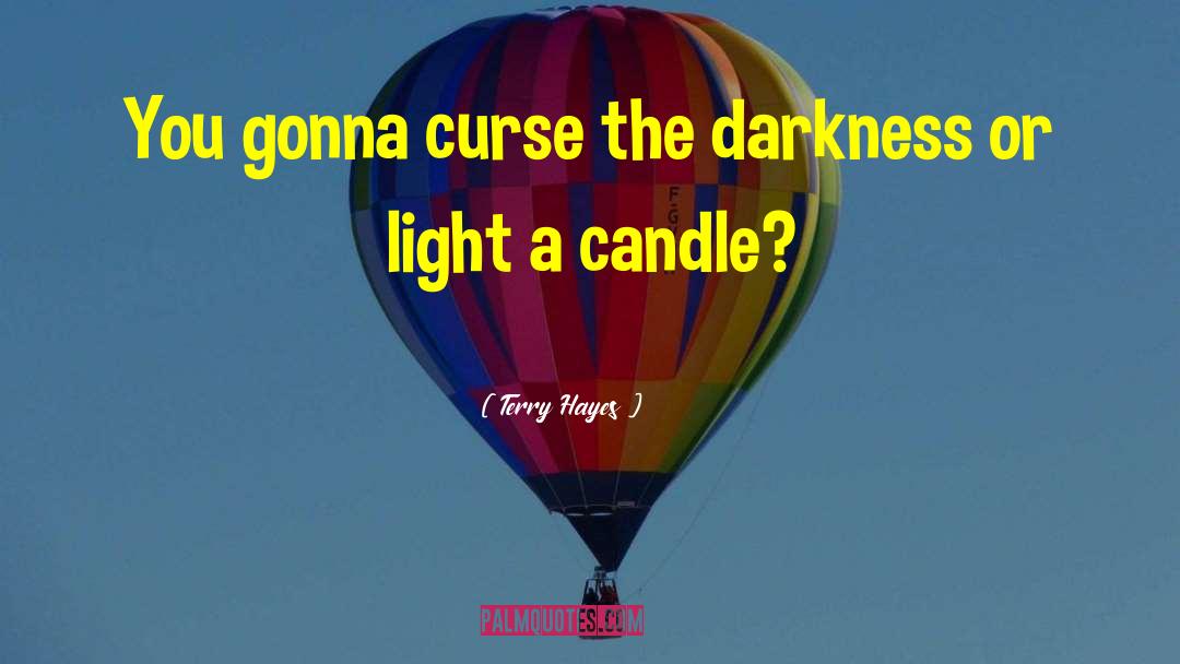 Terry Hayes Quotes: You gonna curse the darkness