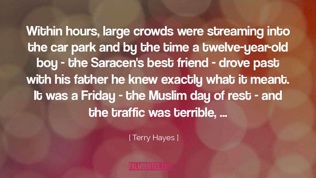 Terry Hayes Quotes: Within hours, large crowds were