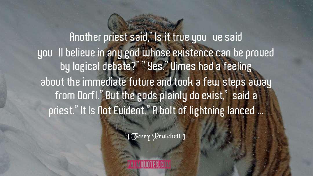 Terry Pratchett Quotes: Another priest said,