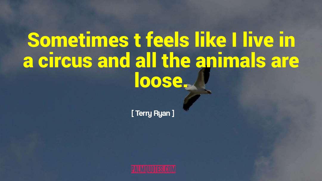 Terry Ryan Quotes: Sometimes t feels like I