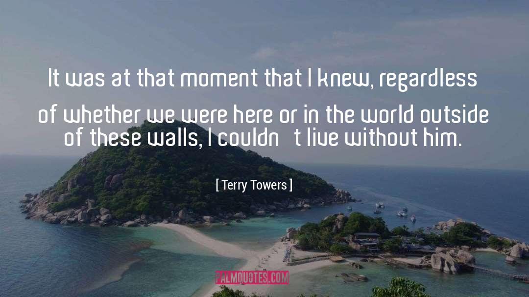 Terry Towers Quotes: It was at that moment