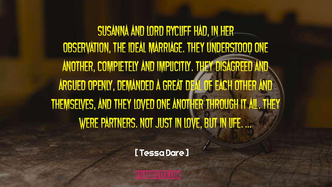 Tessa Dare Quotes: Susanna and Lord Rycliff had,