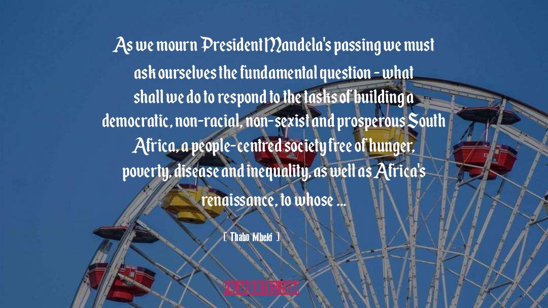 Thabo Mbeki Quotes: As we mourn President Mandela's