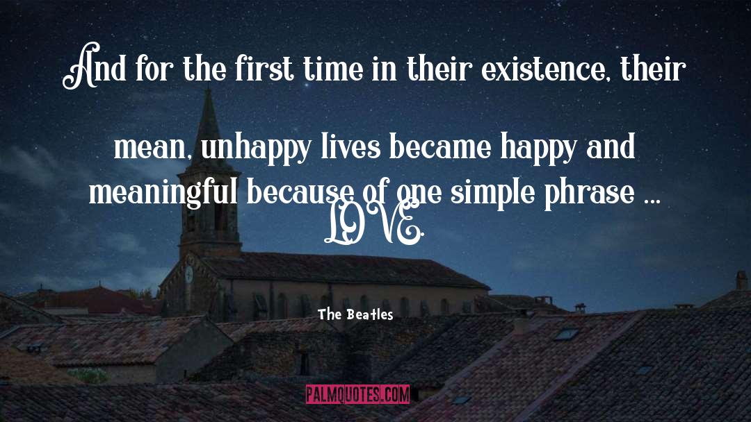 The Beatles Quotes: And for the first time