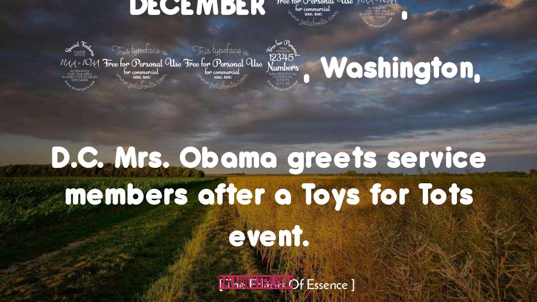 The Editors Of Essence Quotes: DECEMBER 19, 2013, Washington, D.C.