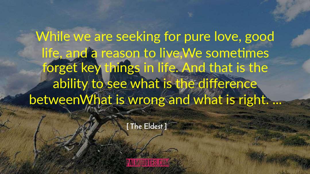 The Eldest Quotes: While we are seeking for