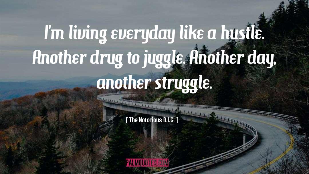 The Notorious B.I.G. Quotes: I'm living everyday like a
