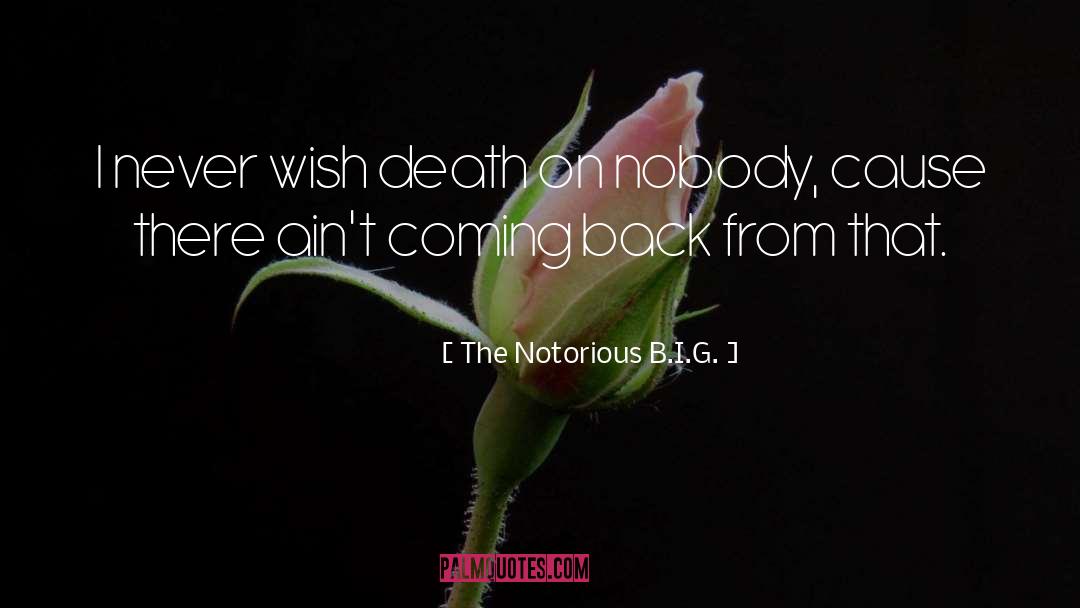 The Notorious B.I.G. Quotes: I never wish death on