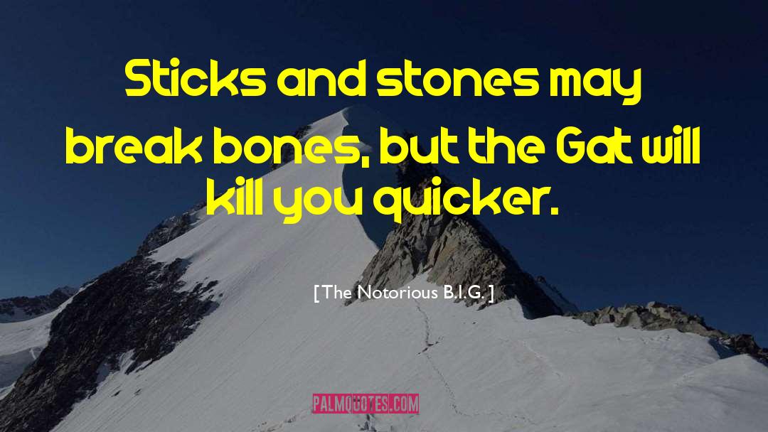 The Notorious B.I.G. Quotes: Sticks and stones may break