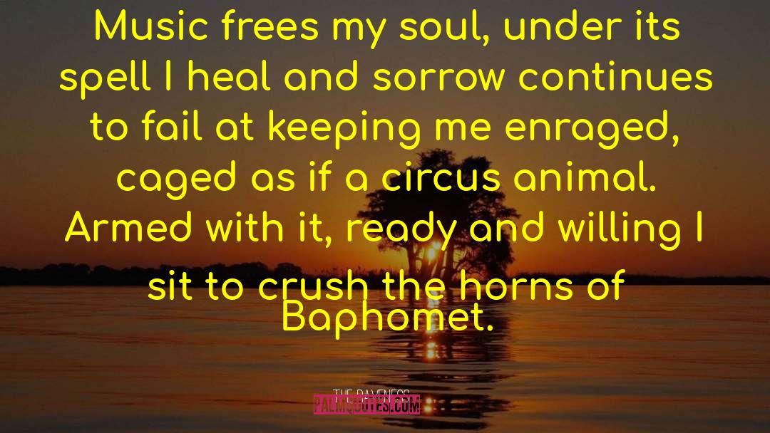 The Raveness Quotes: Music frees my soul, under