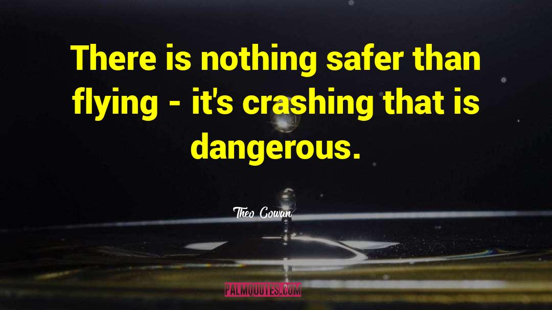 Theo Cowan Quotes: There is nothing safer than