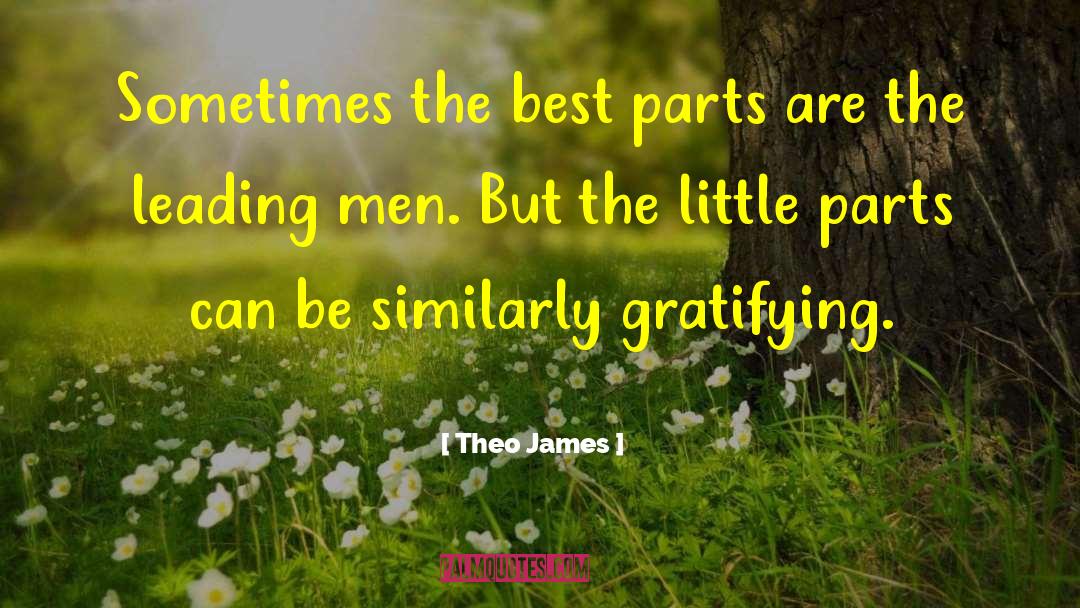 Theo James Quotes: Sometimes the best parts are