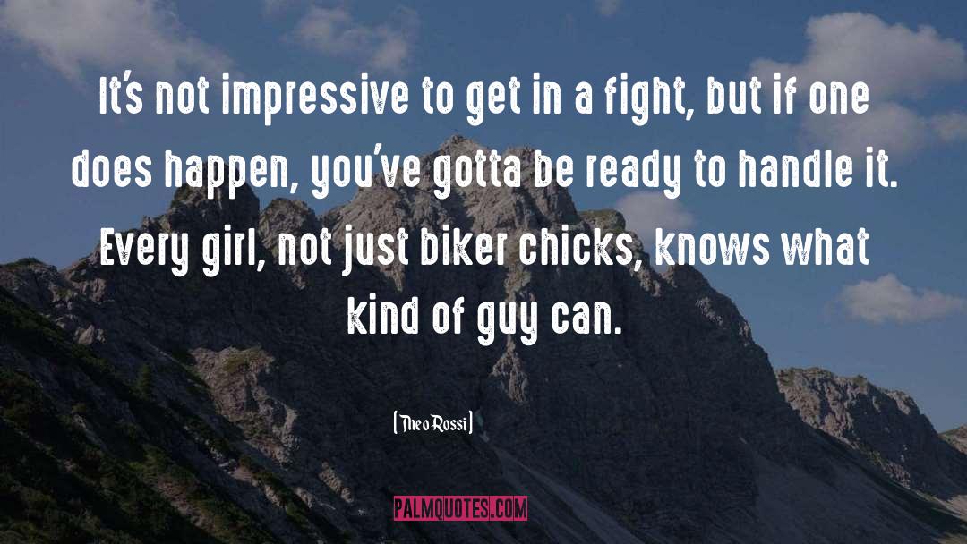 Theo Rossi Quotes: It's not impressive to get