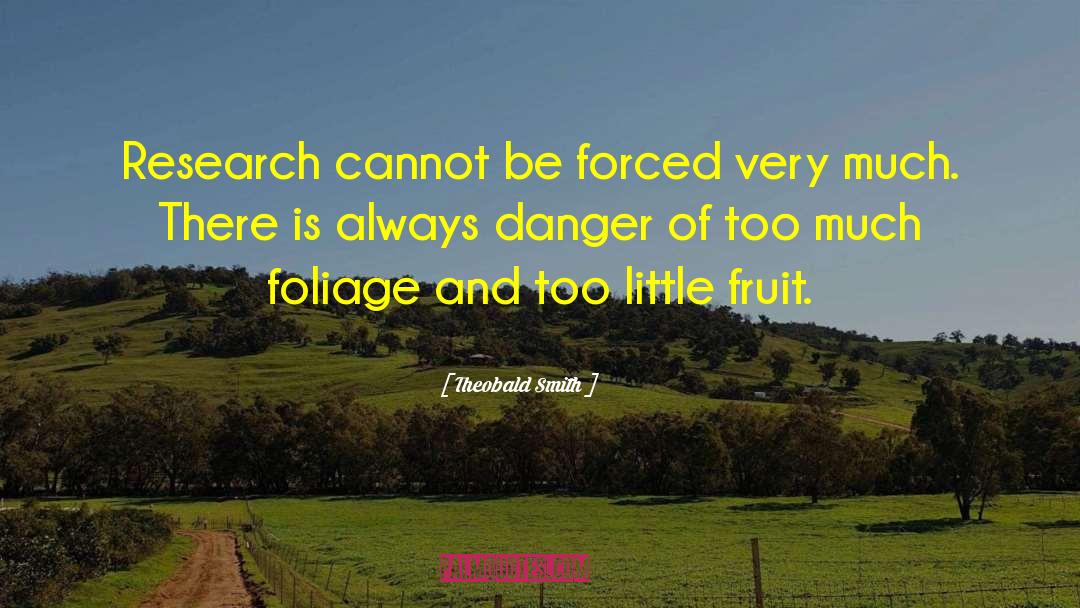 Theobald Smith Quotes: Research cannot be forced very