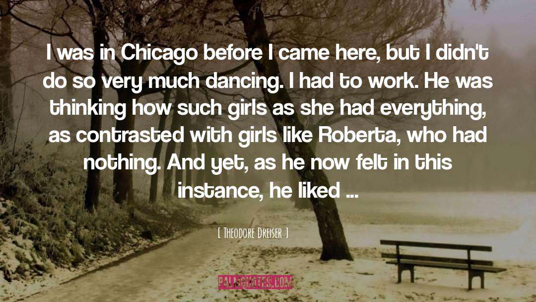 Theodore Dreiser Quotes: I was in Chicago before