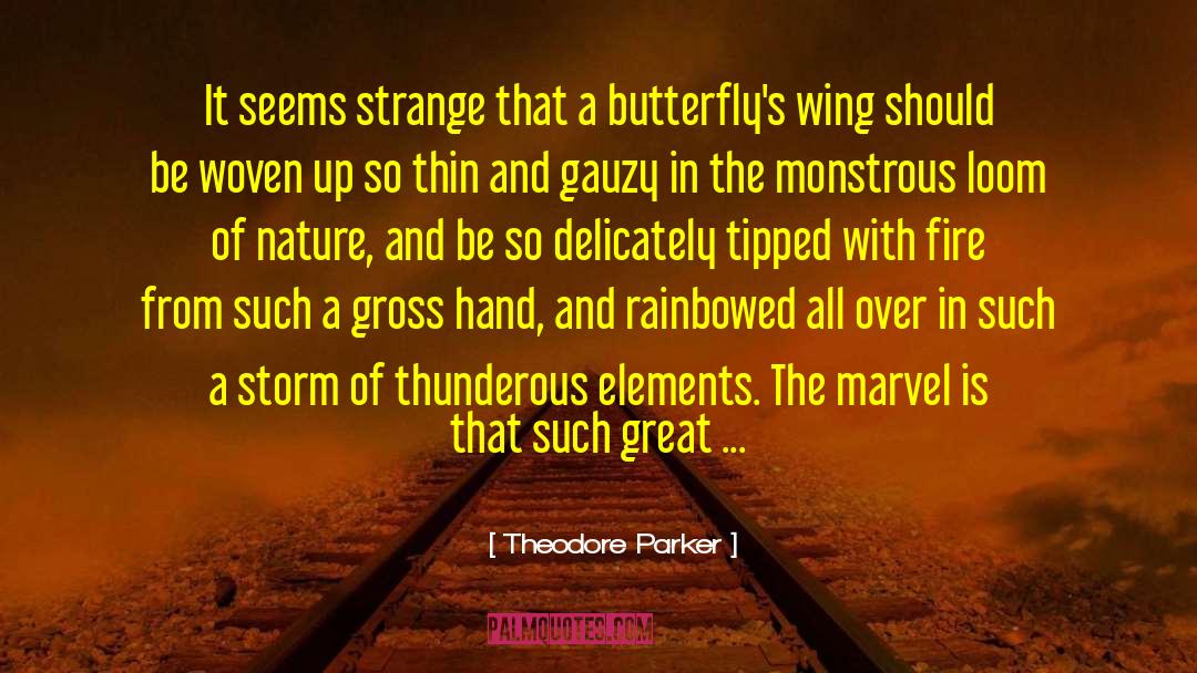 Theodore Parker Quotes: It seems strange that a