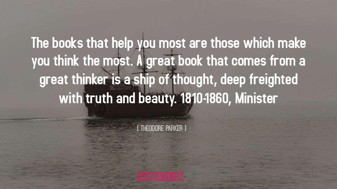 Theodore Parker Quotes: The books that help you