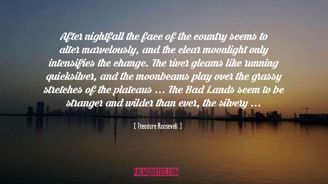 Theodore Roosevelt Quotes: After nightfall the face of