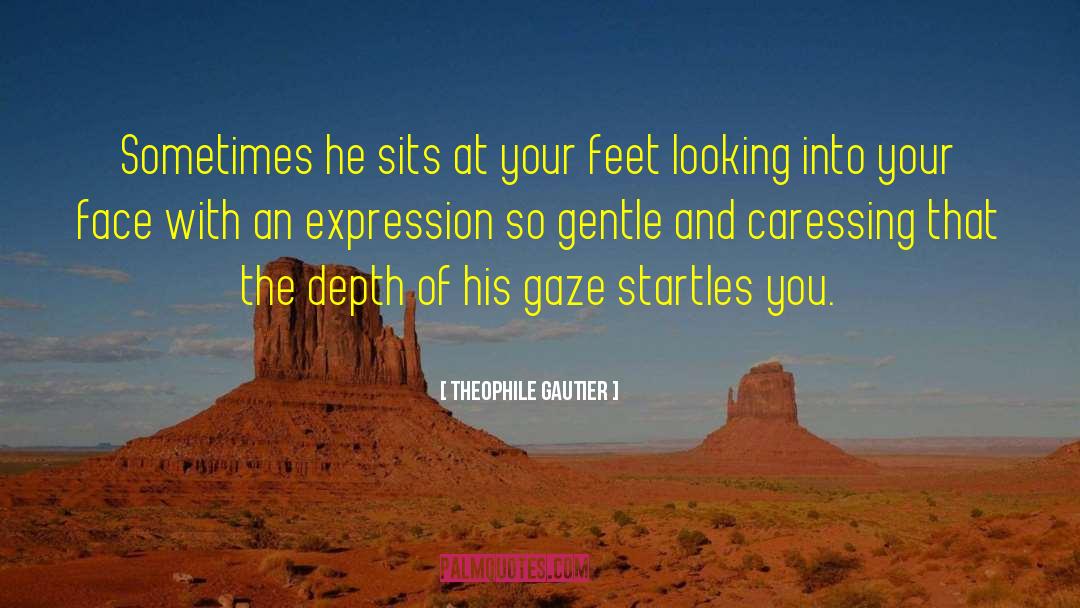 Theophile Gautier Quotes: Sometimes he sits at your