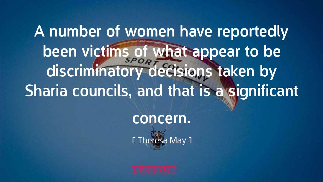 Theresa May Quotes: A number of women have