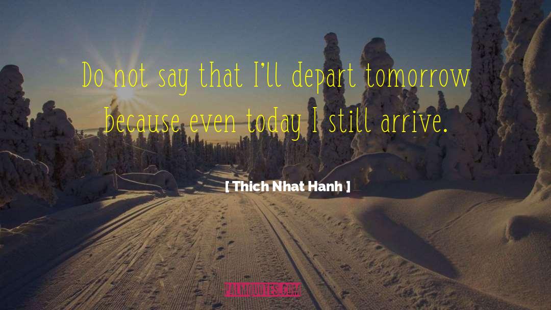 Thich Nhat Hanh Quotes: Do not say that I'll