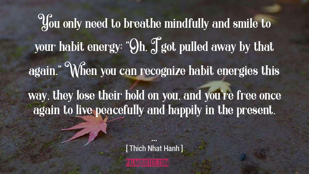Thich Nhat Hanh Quotes: You only need to breathe