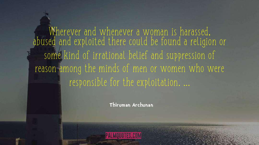 Thiruman Archunan Quotes: Wherever and whenever a woman