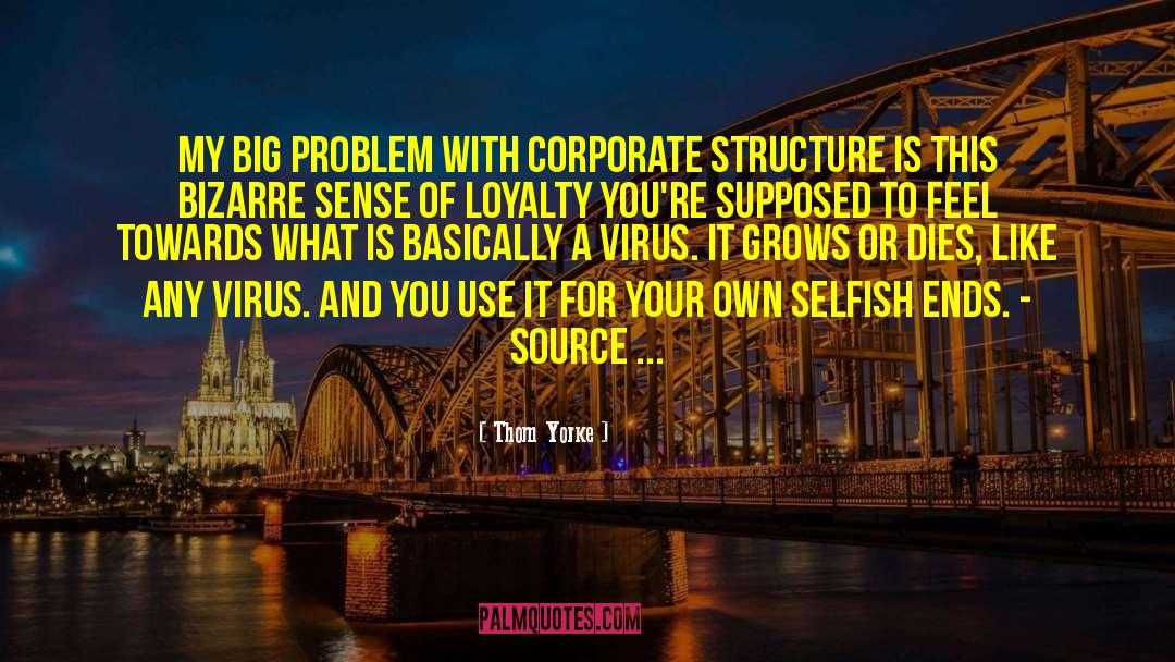 Thom Yorke Quotes: My big problem with corporate