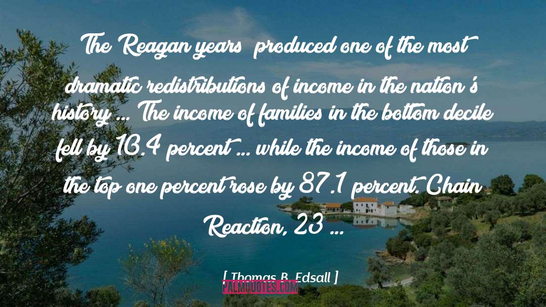 Thomas B. Edsall Quotes: The Reagan years 
