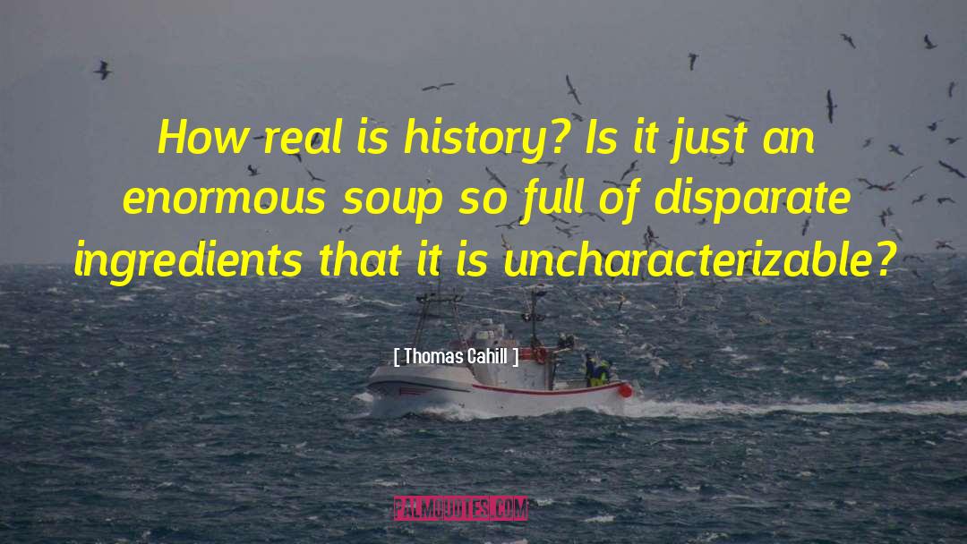 Thomas Cahill Quotes: How real is history? Is