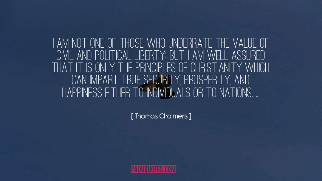 Thomas Chalmers Quotes: I am not one of