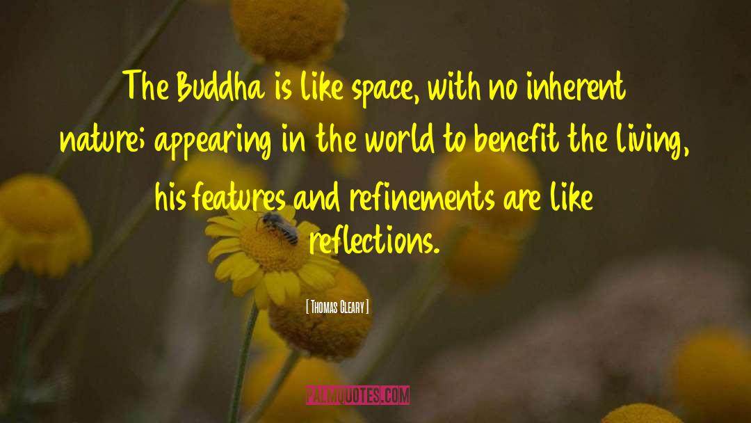Thomas Cleary Quotes: The Buddha is like space,