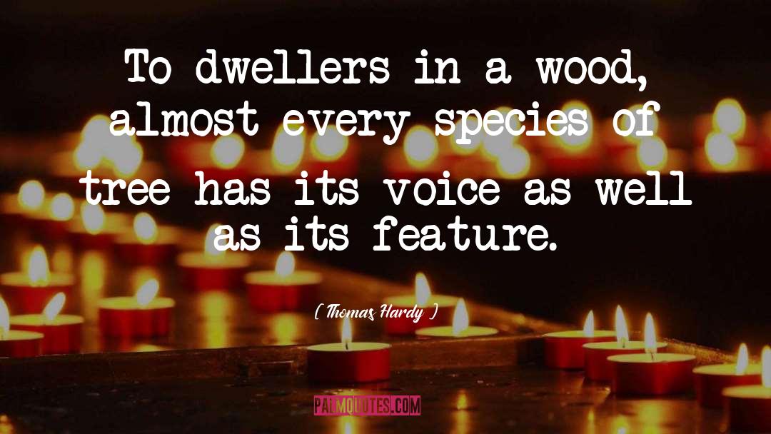 Thomas Hardy Quotes: To dwellers in a wood,