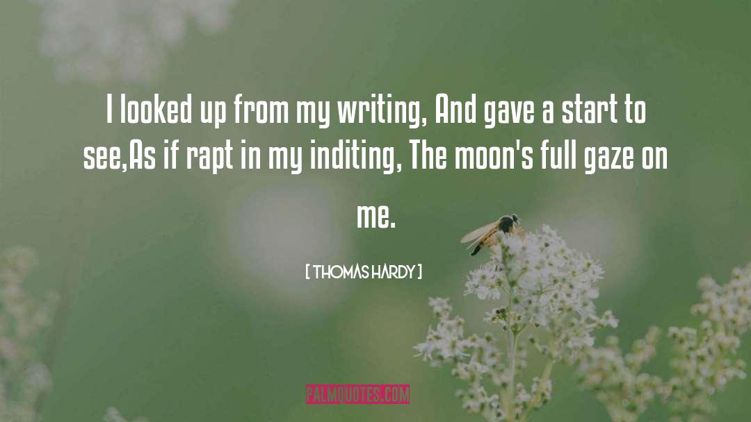 Thomas Hardy Quotes: I looked up from my
