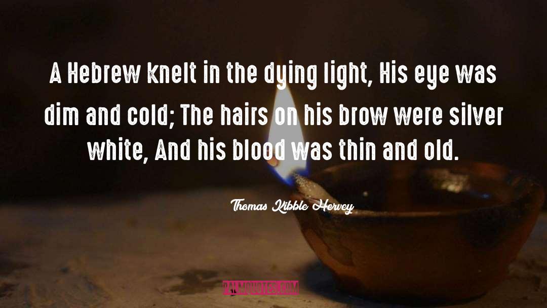 Thomas Kibble Hervey Quotes: A Hebrew knelt in the