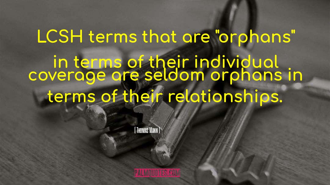 Thomas Mann Quotes: LCSH terms that are 