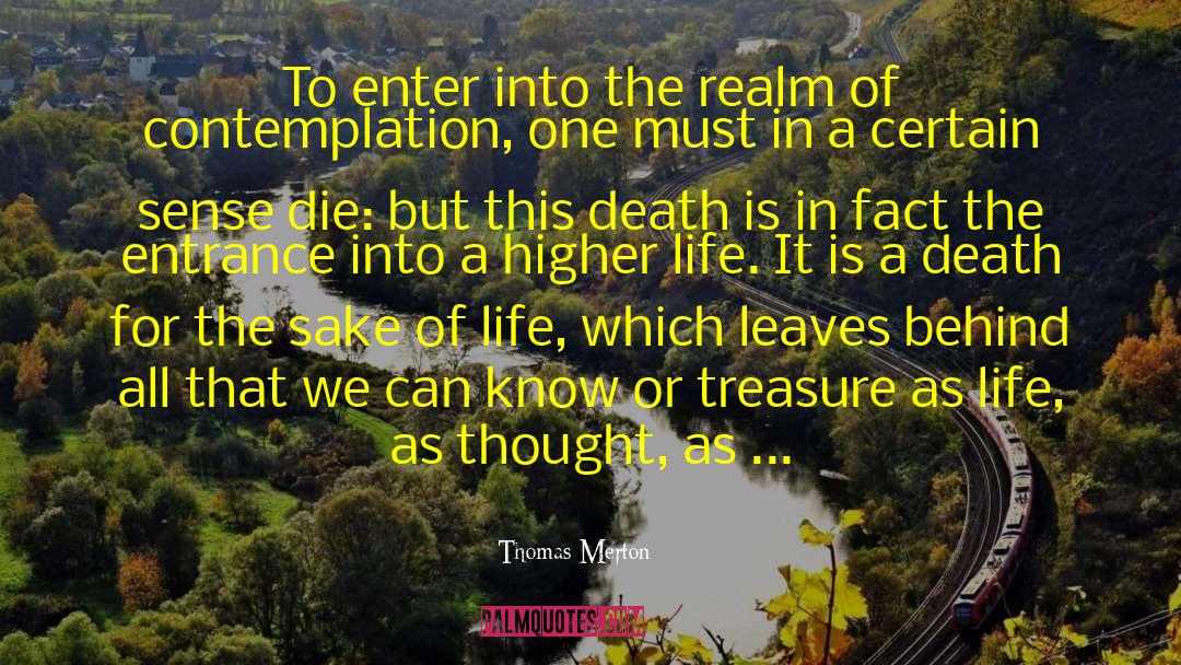 Thomas Merton Quotes: To enter into the realm