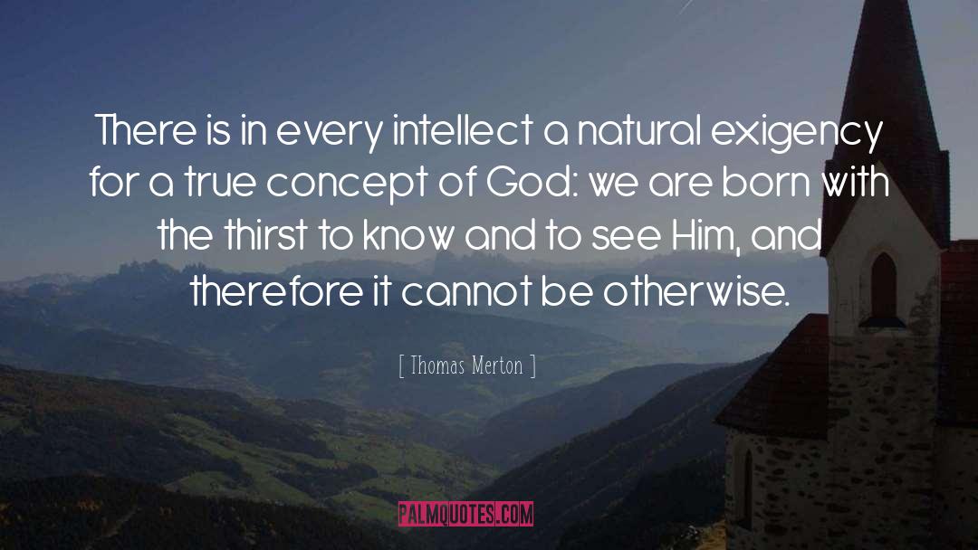 Thomas Merton Quotes: There is in every intellect
