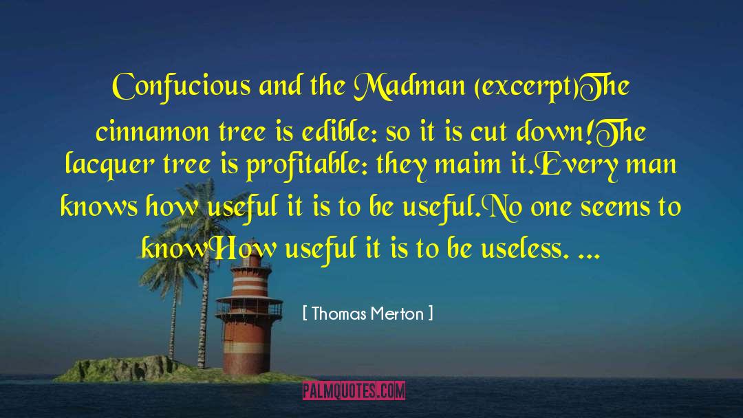 Thomas Merton Quotes: Confucious and the Madman (excerpt)<br