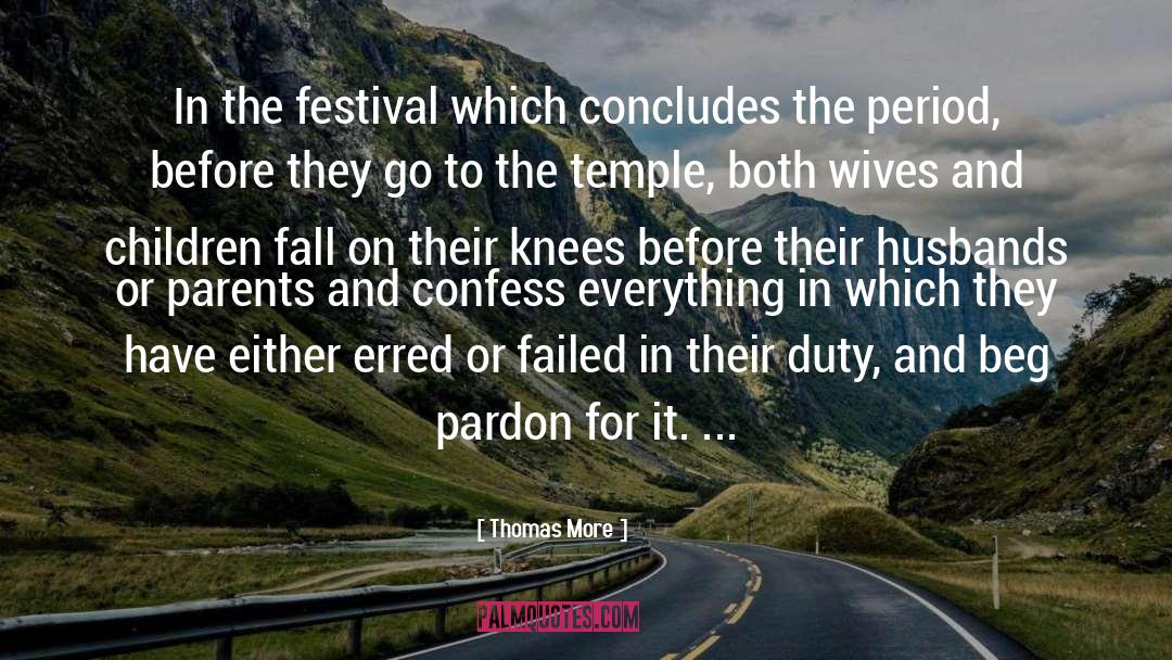 Thomas More Quotes: In the festival which concludes