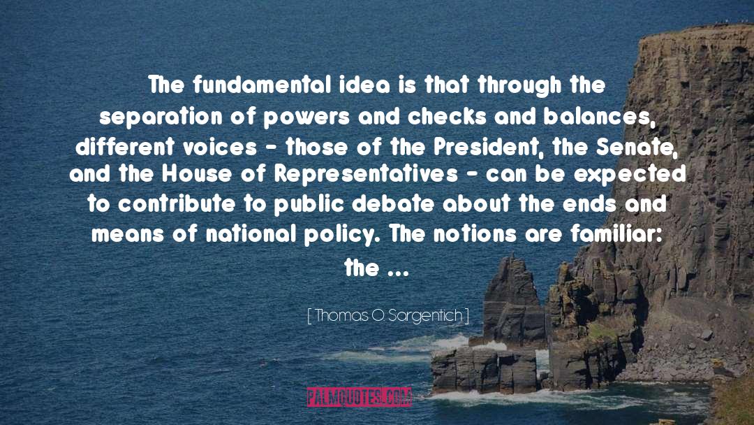 Thomas O. Sargentich Quotes: The fundamental idea is that