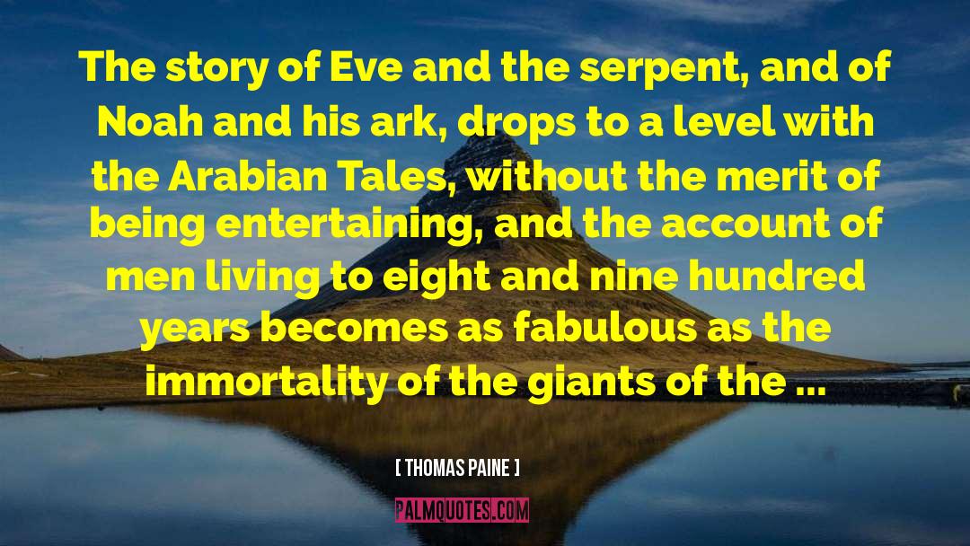 Thomas Paine Quotes: The story of Eve and