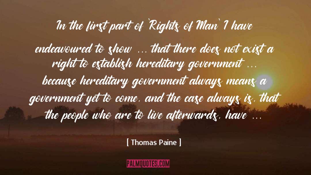 Thomas Paine Quotes: In the first part of