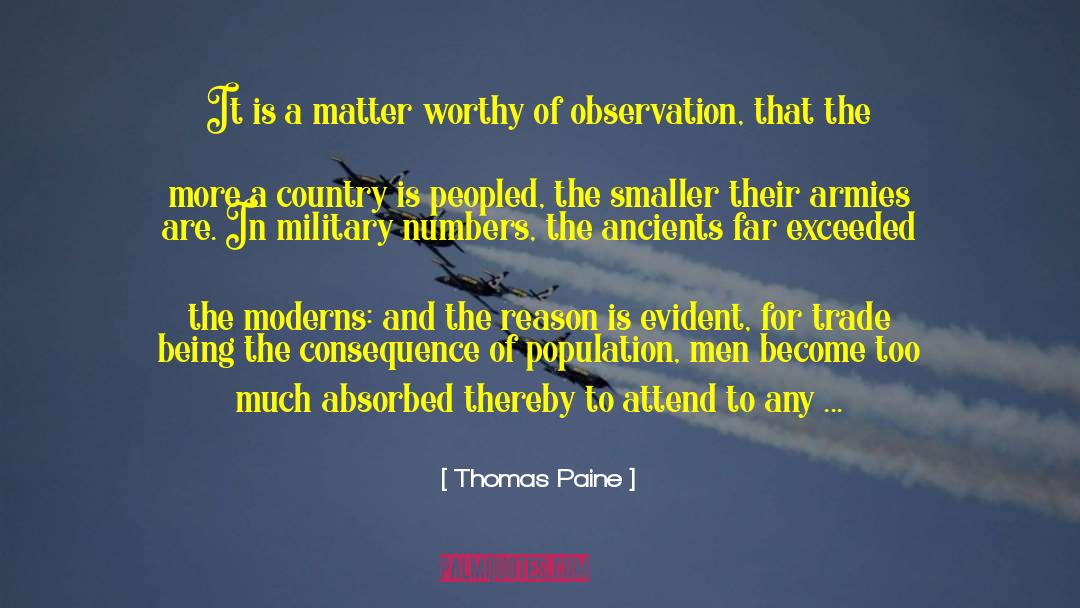 Thomas Paine Quotes: It is a matter worthy