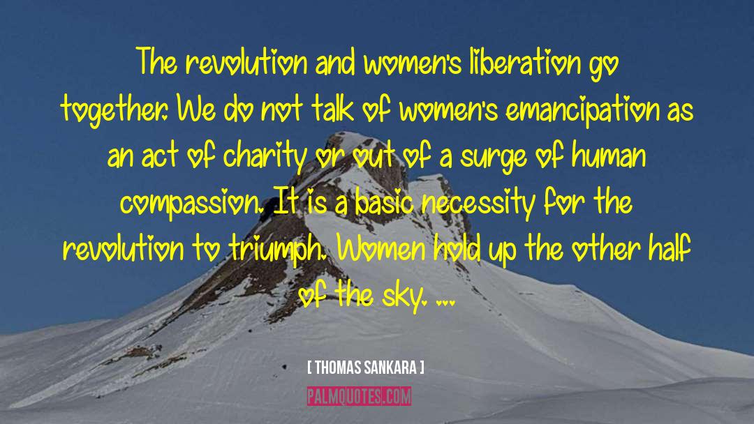 Thomas Sankara Quotes: The revolution and women's liberation