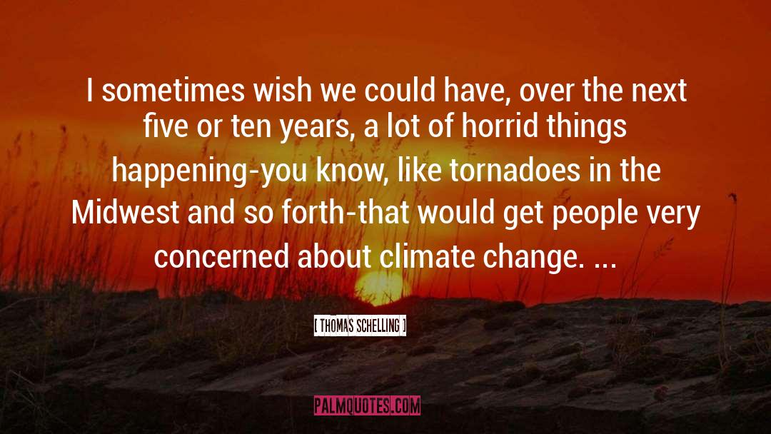 Thomas Schelling Quotes: I sometimes wish we could